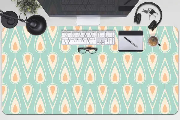 Veľká podložka na stôl pre deti retro pattern