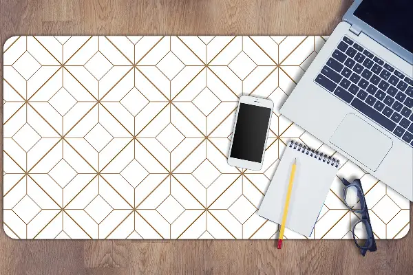 Pracovný podložka na stôl geometrické diamanty