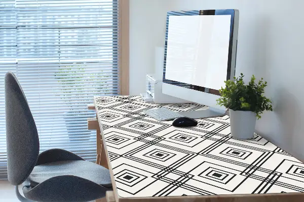 Pracovný podložka na stôl geometrické ilúzie