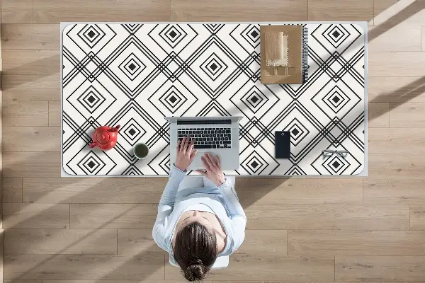 Pracovný podložka na stôl geometrické ilúzie