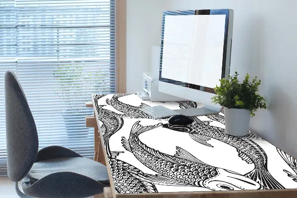 Veľká podložka na stôl pre deti koi ryby