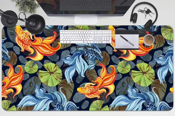 Veľká podložka na stôl pre deti zlatá rybka