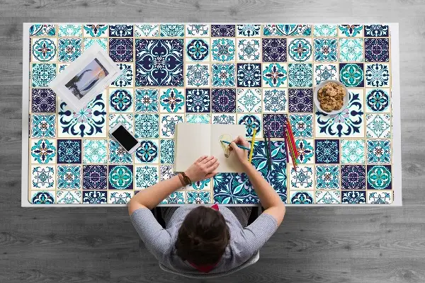 Ochranná podložka na stôl krásna patchwork