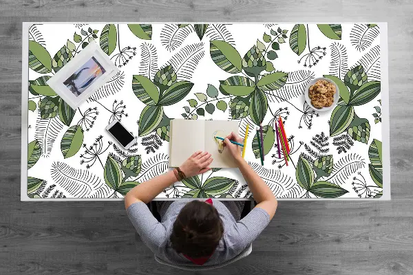Pracovná podložka s obrázkom botanický vzor