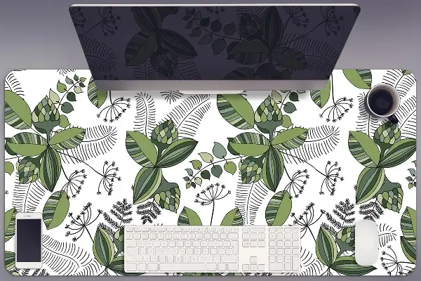 Pracovná podložka s obrázkom botanický vzor