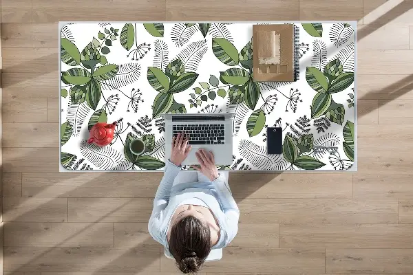 Pracovná podložka s obrázkom botanický vzor