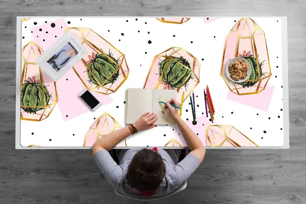 Stolová podložka kaktusy geometrické