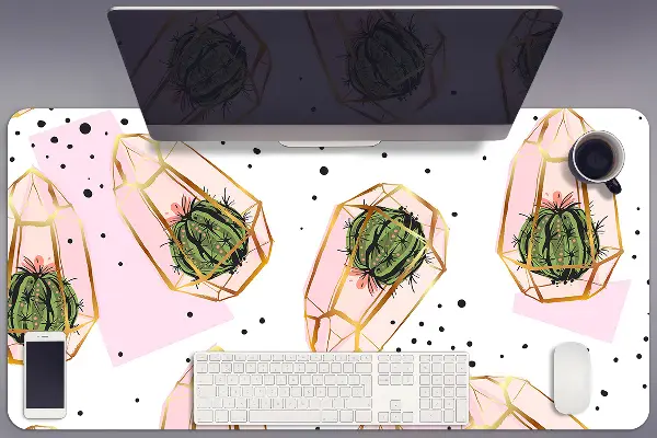 Stolová podložka kaktusy geometrické