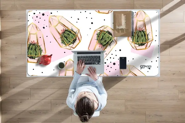 Stolová podložka kaktusy geometrické