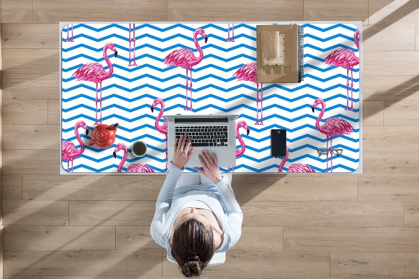 Veľká podložka na stôl pre deti Flamingos