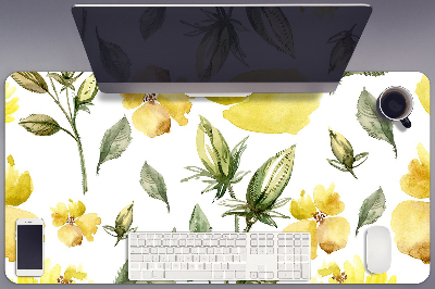 Veľká podložka na stôl žlté kvety