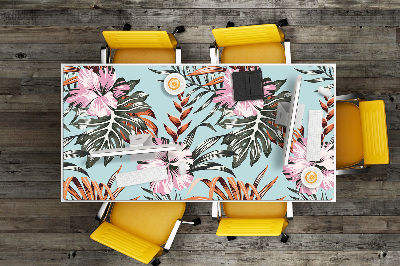 Ochranná podložka na stôl kvety ibišteka
