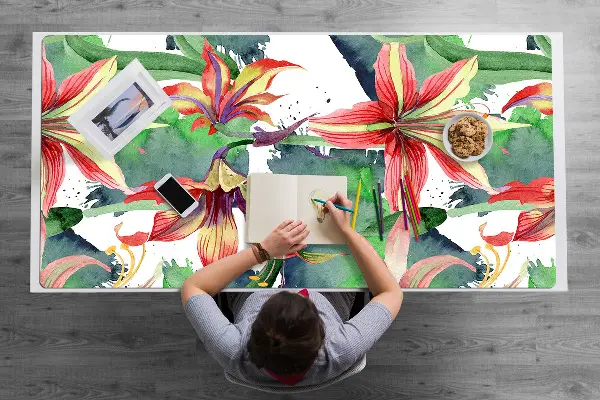 Pracovná podložka s obrázkom Hippeastrum kvet