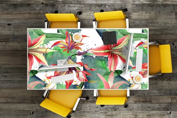 Pracovná podložka s obrázkom Hippeastrum kvet