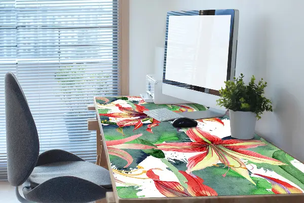 Pracovná podložka s obrázkom Hippeastrum kvet