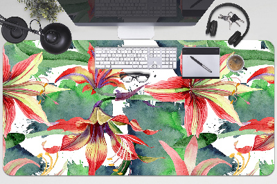 Pracovná podložka s obrázkom Hippeastrum kvet