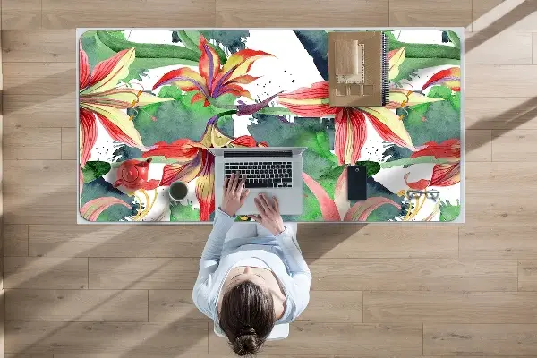 Pracovná podložka s obrázkom Hippeastrum kvet