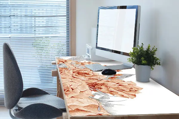 Veľká ochranná podložka na stôl kvitnúce ruže
