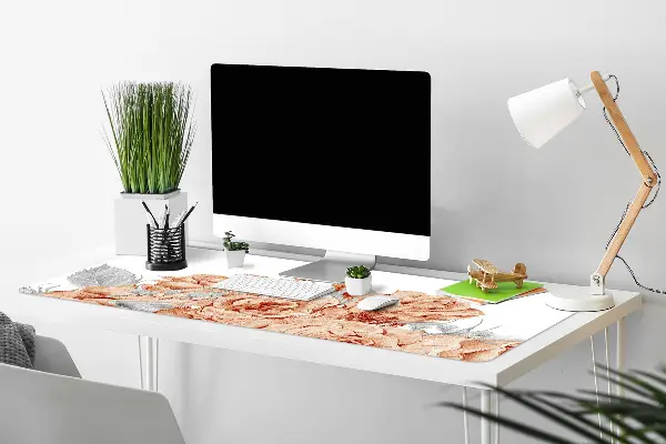 Veľká ochranná podložka na stôl kvitnúce ruže