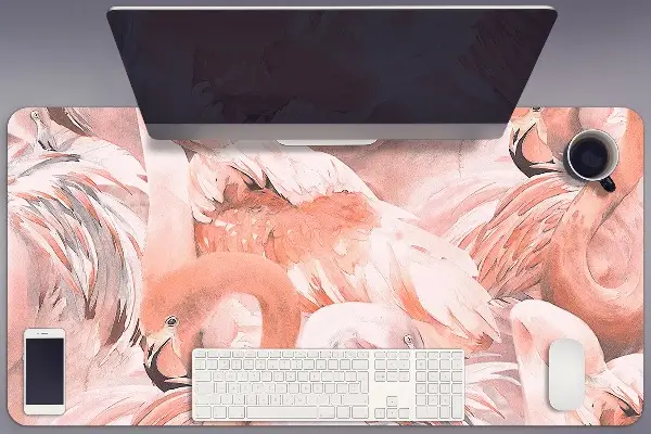Veľká podložka na stôl pre deti Flamingos