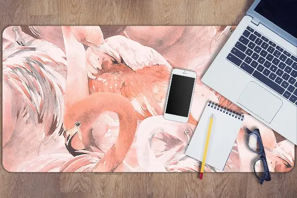 Veľká podložka na stôl pre deti Flamingos