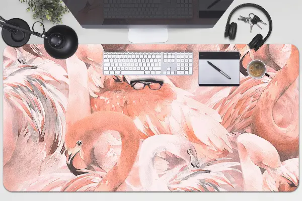 Veľká podložka na stôl pre deti Flamingos
