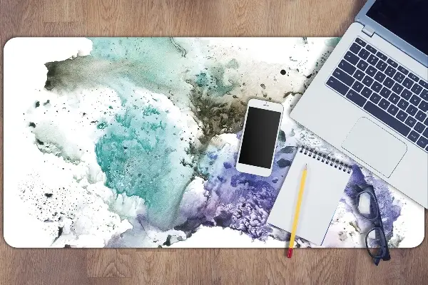 Ochranná podložka na stôl farebný atrament