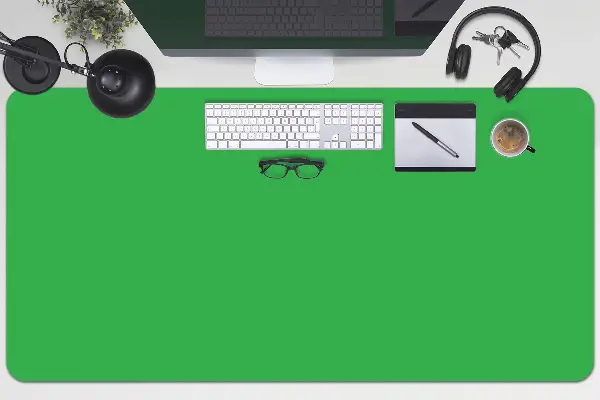 Veľká ochranná podložka na stôl svetlo zelená