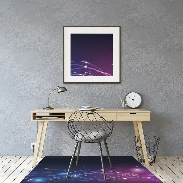 Podložka pod kancelársku stoličku Abstraction space