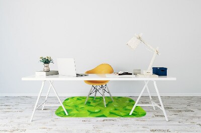 Podložka pod kancelársku stoličku abstrakcie green