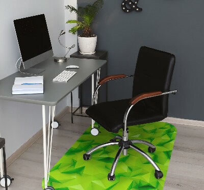 Podložka pod kancelársku stoličku abstrakcie green