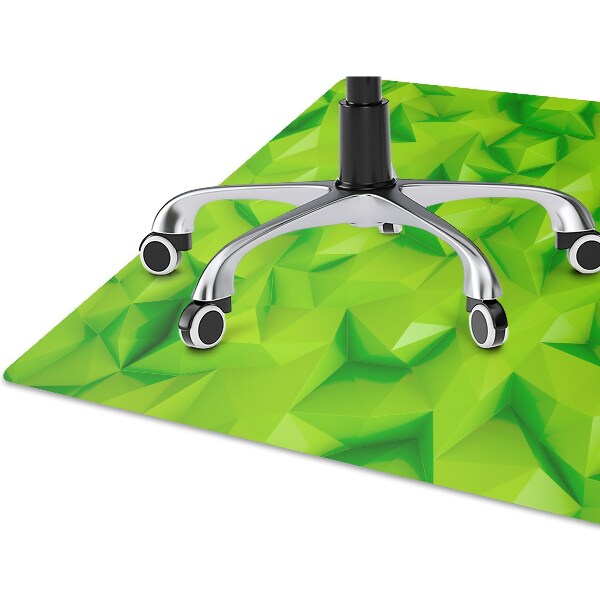 Podložka pod kancelársku stoličku abstrakcie green