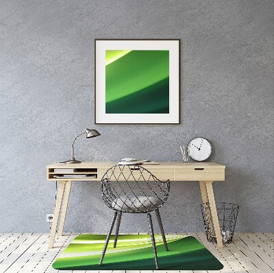 Ochranná podložka pod stoličku abstrakcie green