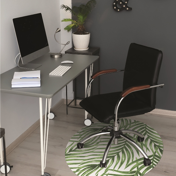 Ochranná podložka pod stoličku palmový list