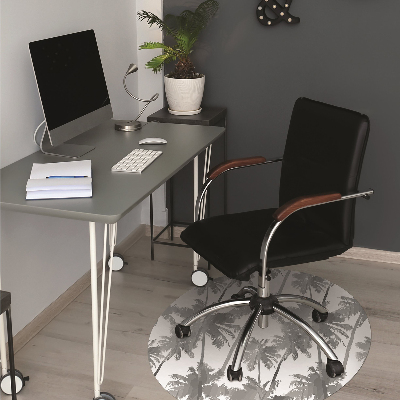 Podložka pod kancelársku stoličku šedý palm