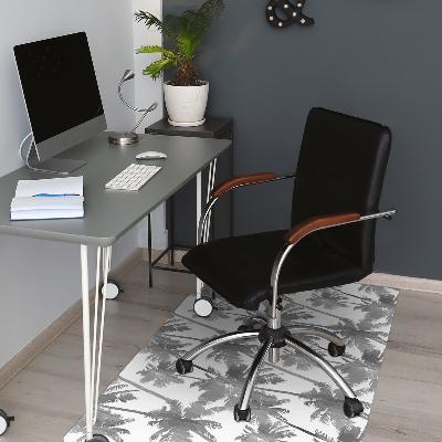 Podložka pod kancelársku stoličku šedý palm