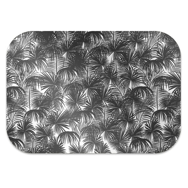 Podložka pod stoličku čierna palm