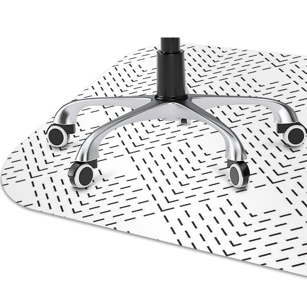 Podložka pod kancelársku stoličku geometrický vzor