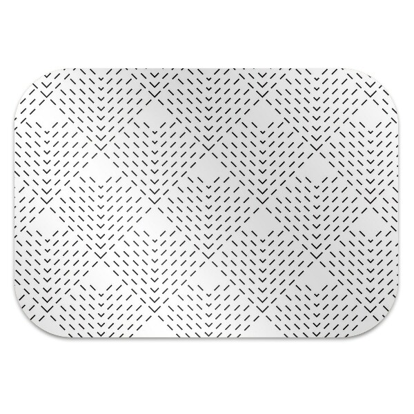 Podložka pod kancelársku stoličku geometrický vzor