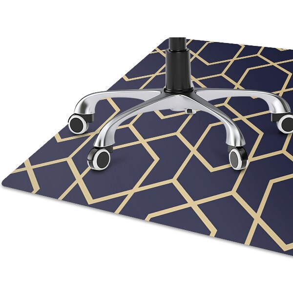 Ochranná podložka pod stoličku Gold pattern