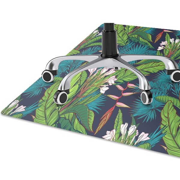 Ochranná podložka pod stoličku Tropical jungle