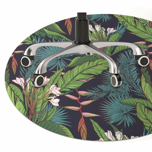Ochranná podložka pod stoličku Tropical jungle
