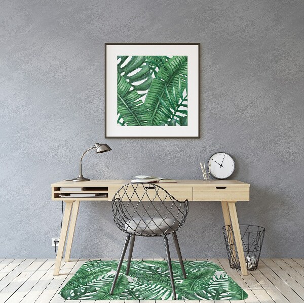 Podložka pod kancelársku stoličku Monstera leaf