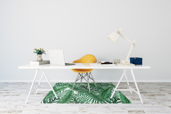 Podložka pod kancelársku stoličku Monstera leaf