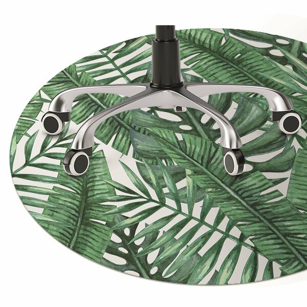 Podložka pod kancelársku stoličku Monstera leaf