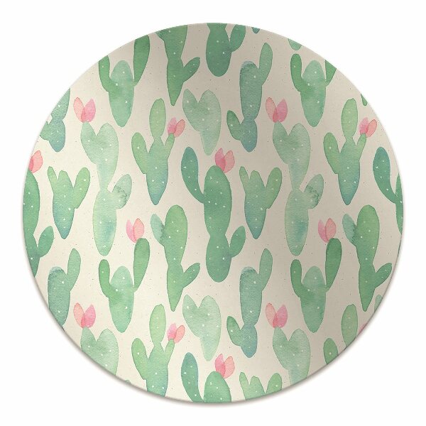 Podložka pod kancelársku stoličku kaktus škvrny