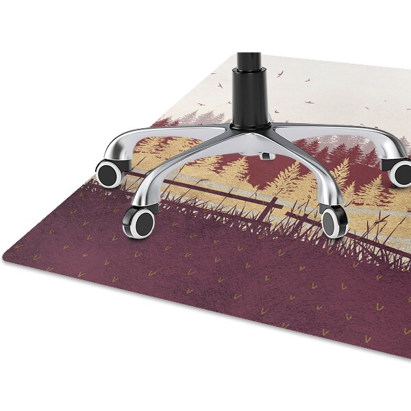 Ochranná podložka pod stoličku jesenné les