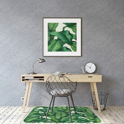 Podložka pod kancelársku stoličku listy rastliny
