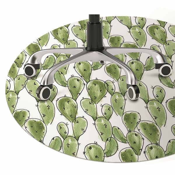 Podložka pod kancelársku stoličku kaktus Boho