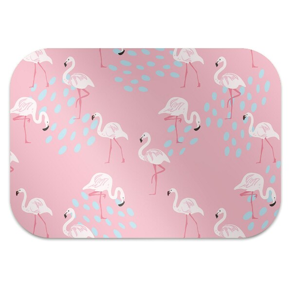 Podložka pod kolieskovú stoličku Flamingos